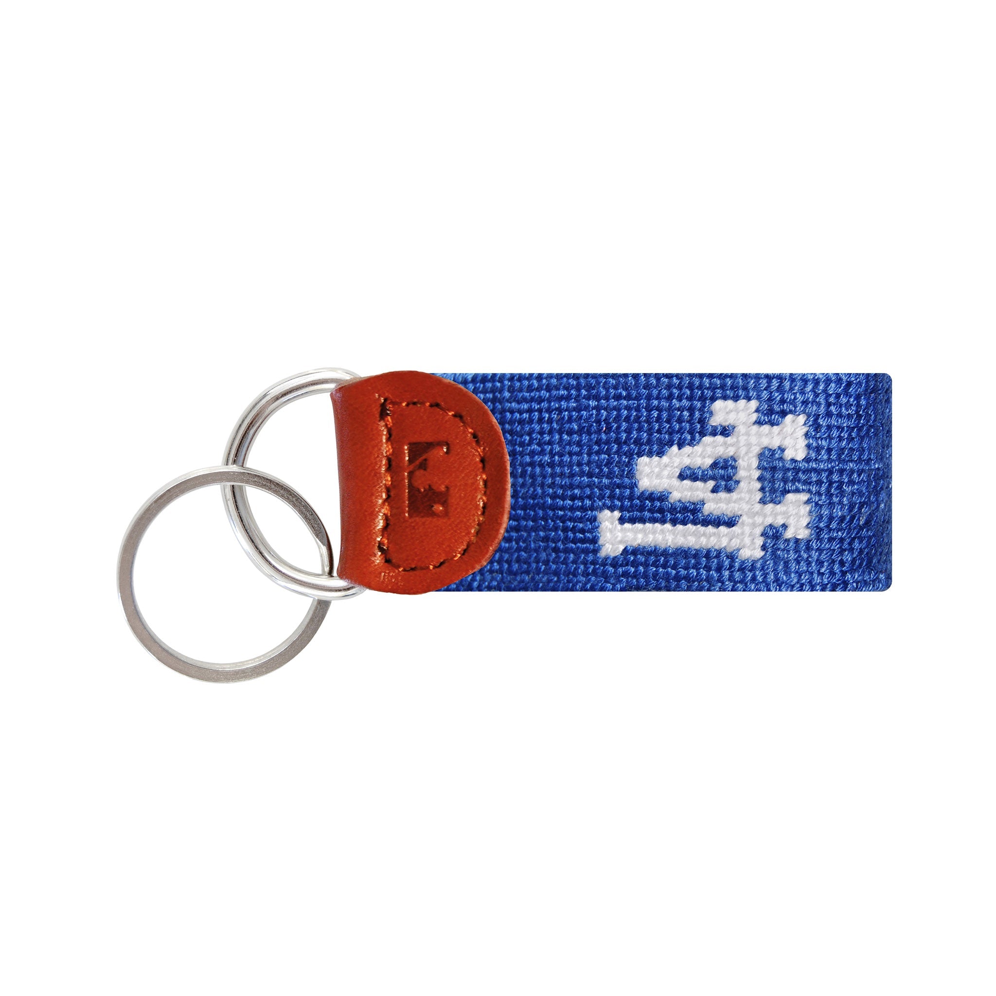 Smathers and Branson Los Angeles Dodgers Needlepoint Key Fob  