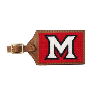 Smathers and Branson Miami OH Needlepoint Luggage Tag 