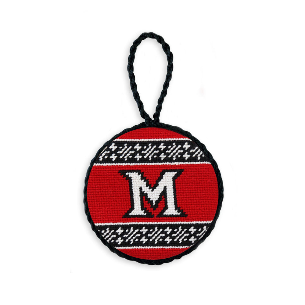 Smathers and Branson Miami OH Needlepoint Ornament 