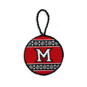 Smathers and Branson Miami OH Needlepoint Ornament 