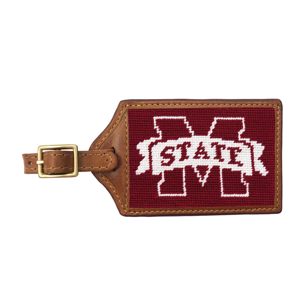 Smathers and Branson Mississippi State Needlepoint Luggage Tag 