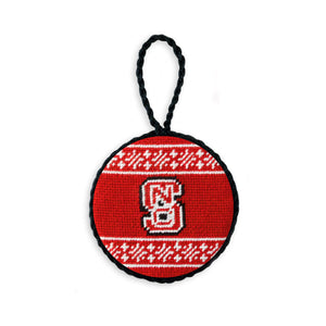 Smathers and Branson NC State Needlepoint Ornament  