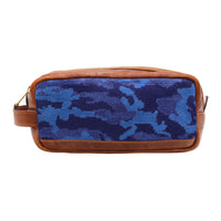 Smathers and Branson Navy Camo Needlepoint Toiletry Bag 