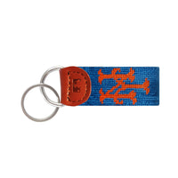 Smathers and Branson New York Mets Needlepoint Key Fob  