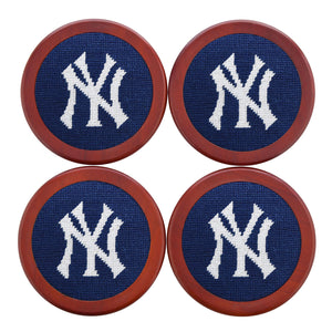Smathers and Branson New York Yankees Needlepoint Coasters   