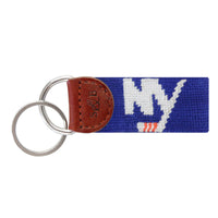 Smathers and Branson New York Islanders Needlepoint Key Fob 