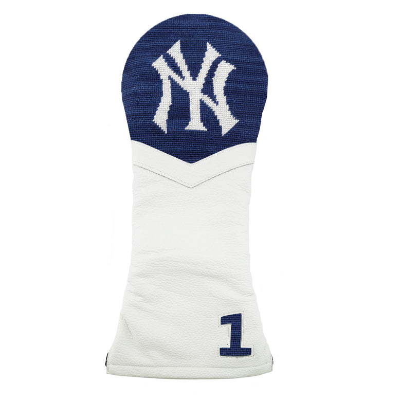 Smathers and Branson New York Yankees Driver Headcover Classic Navy White Leather