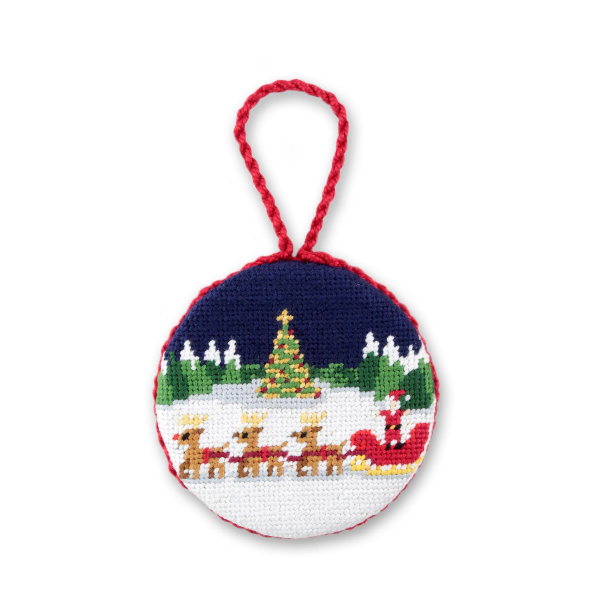 Smathers and Branson North Pole Needlepoint Ornament  