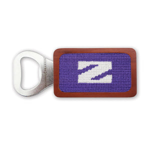 Smathers and Branson Northwestern Needlepoint Bottle Opener 