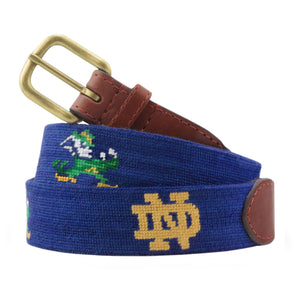 Smathers and Branson Notre Dame Needlepoint Belt 