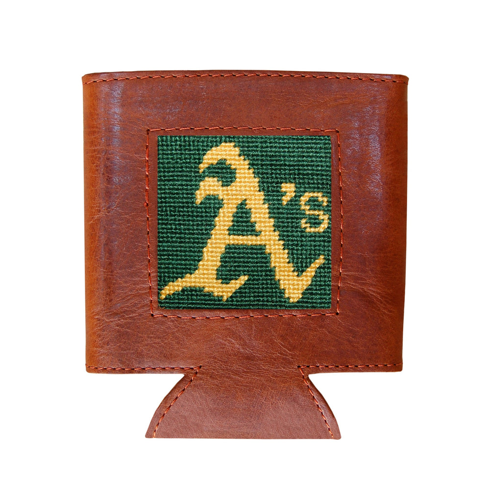 Smathers and Branson Oakland Athletics Needlepoint Can Cooler 