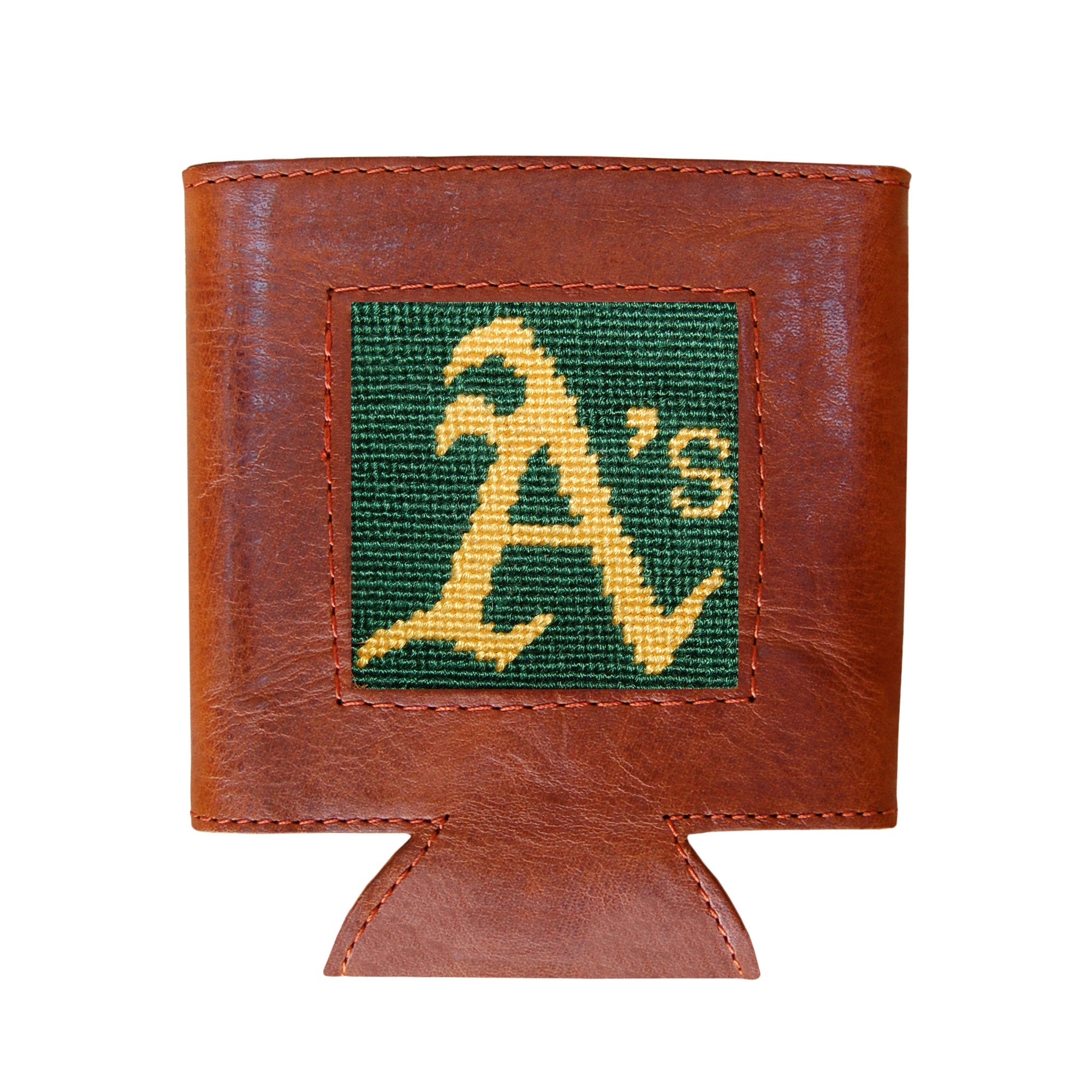 Smathers and Branson Oakland Athletics Needlepoint Can Cooler 