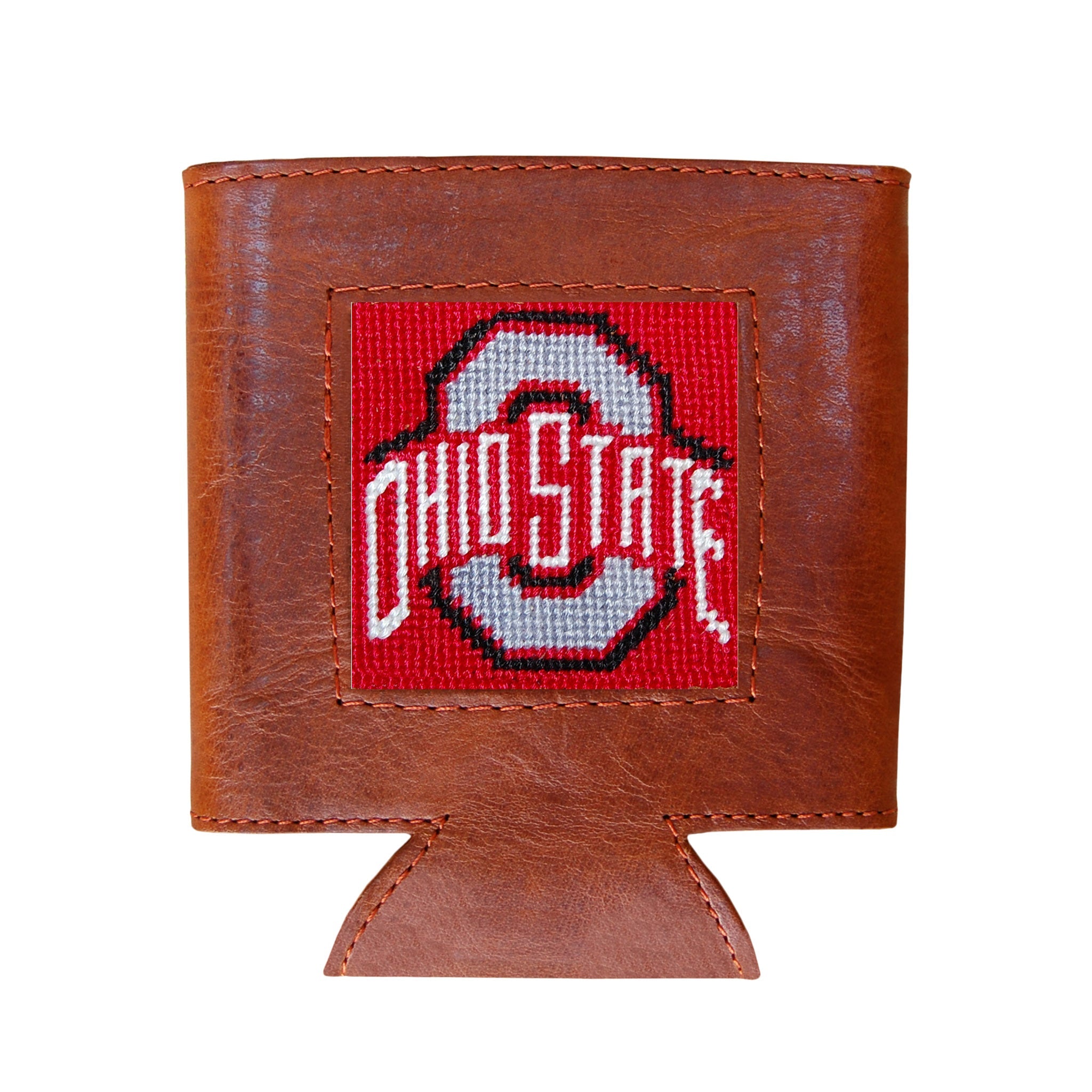 Smathers and Branson Ohio State Needlepoint Can Cooler  