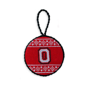 Smathers and Branson Ohio State Needlepoint Ornament 