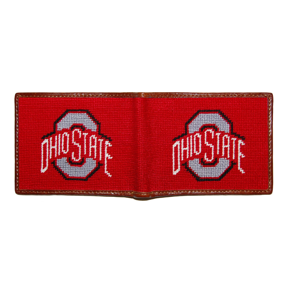 Smathers and Branson Ohio State Needlepoint Bi-Fold Wallet 