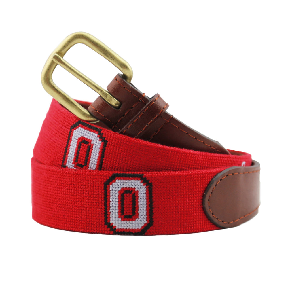 Smathers and Branson Ohio State Needlepoint Belt 