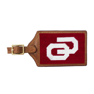 Smathers and Branson Oklahoma Needlepoint Luggage Tag 