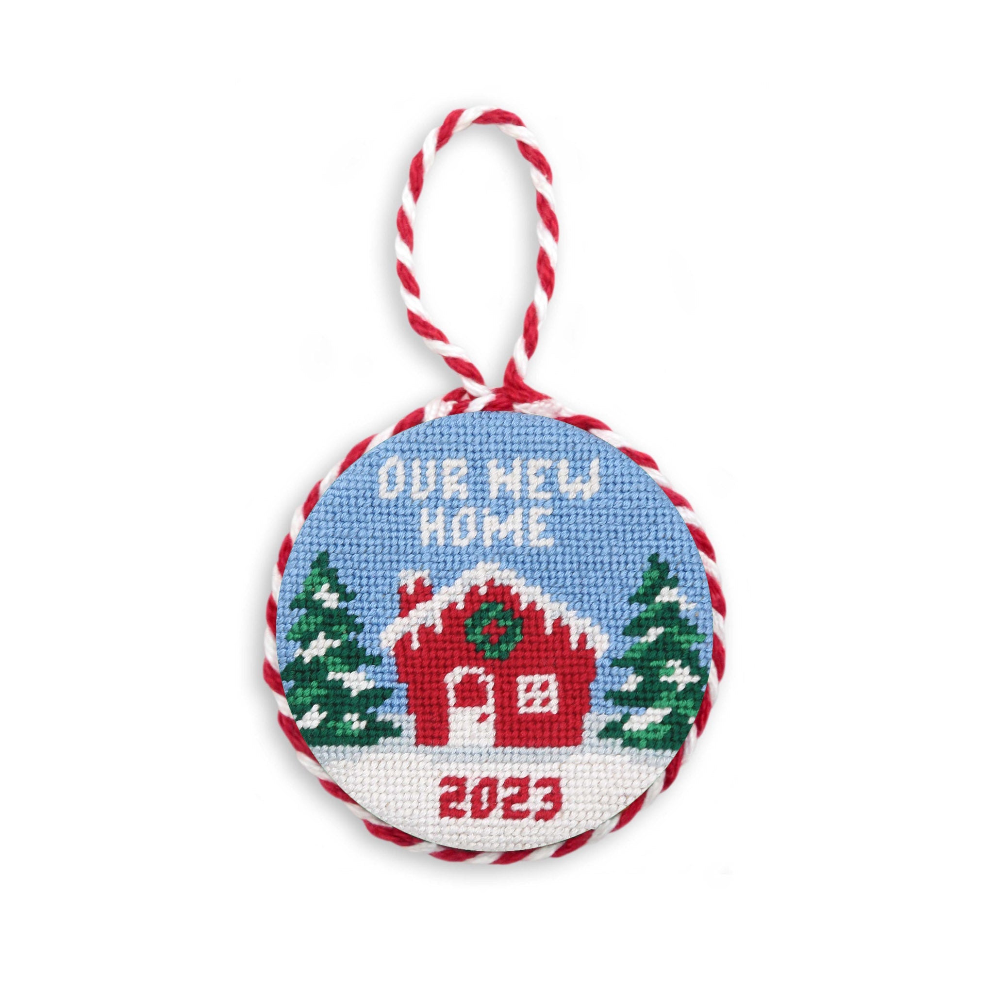 Smathers and Branson Our New Home 2023 Needlepoint Ornament  