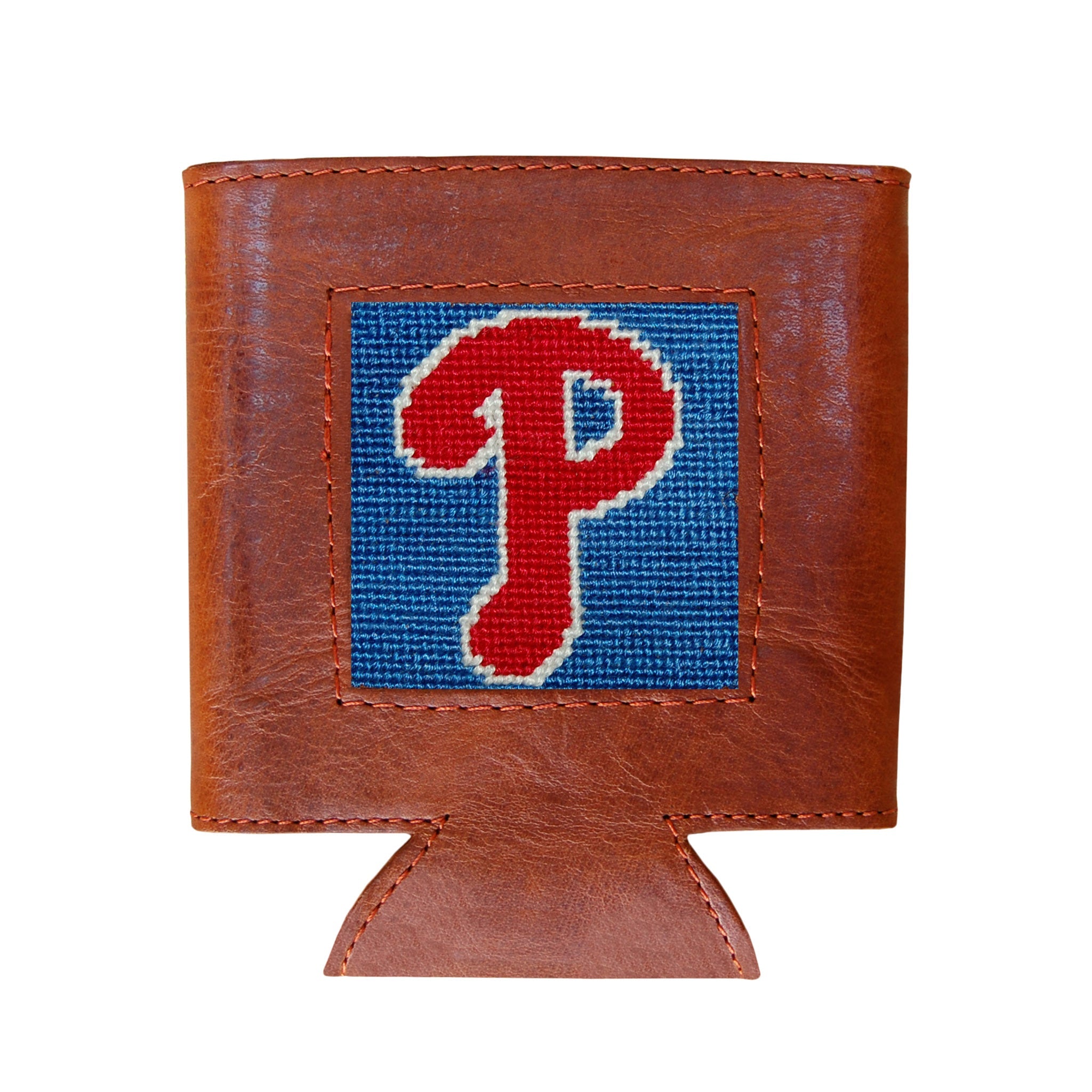 Smathers and Branson Philadelphia Phillies Needlepoint Can Cooler  