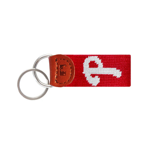 Smathers and Branson Philadelphia Phillies Needlepoint Key Fob  