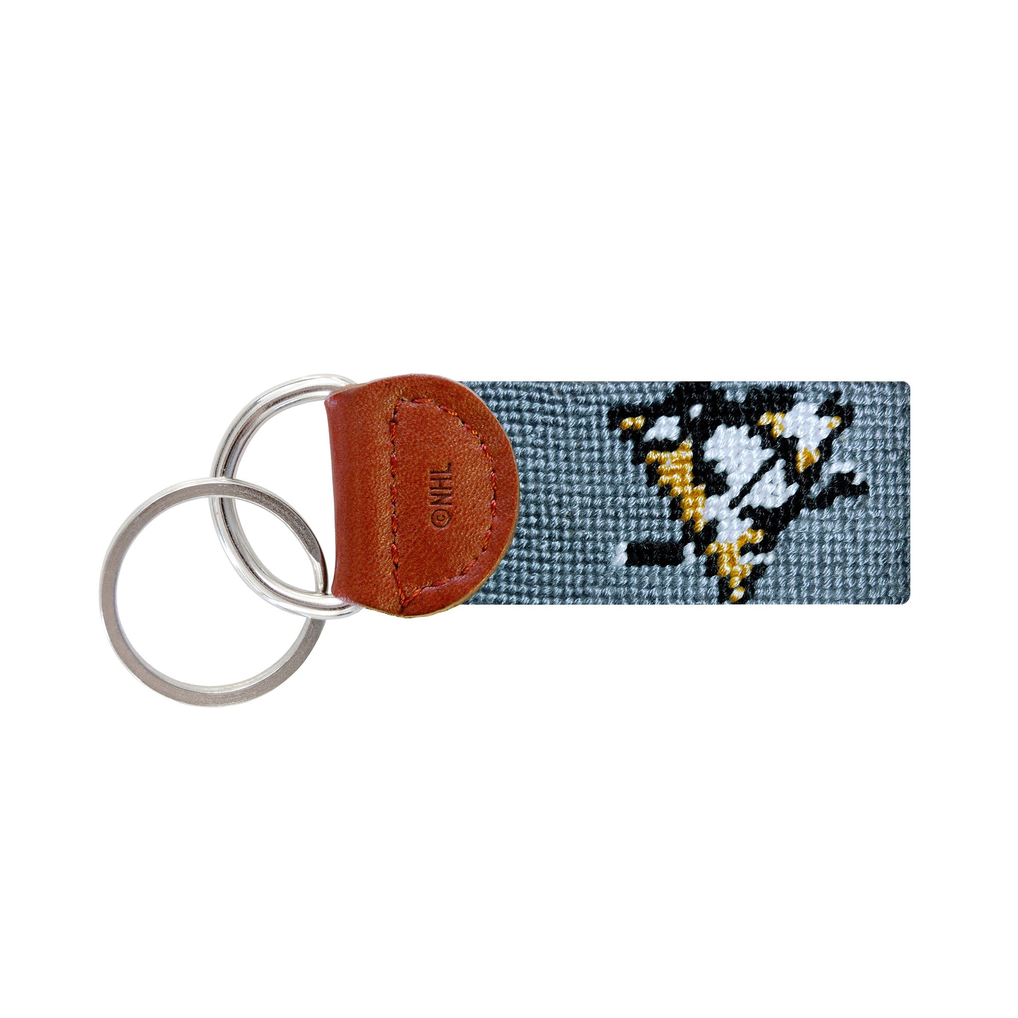 Smathers and Branson Pittsburgh Penguins Needlepoint Key Fob  