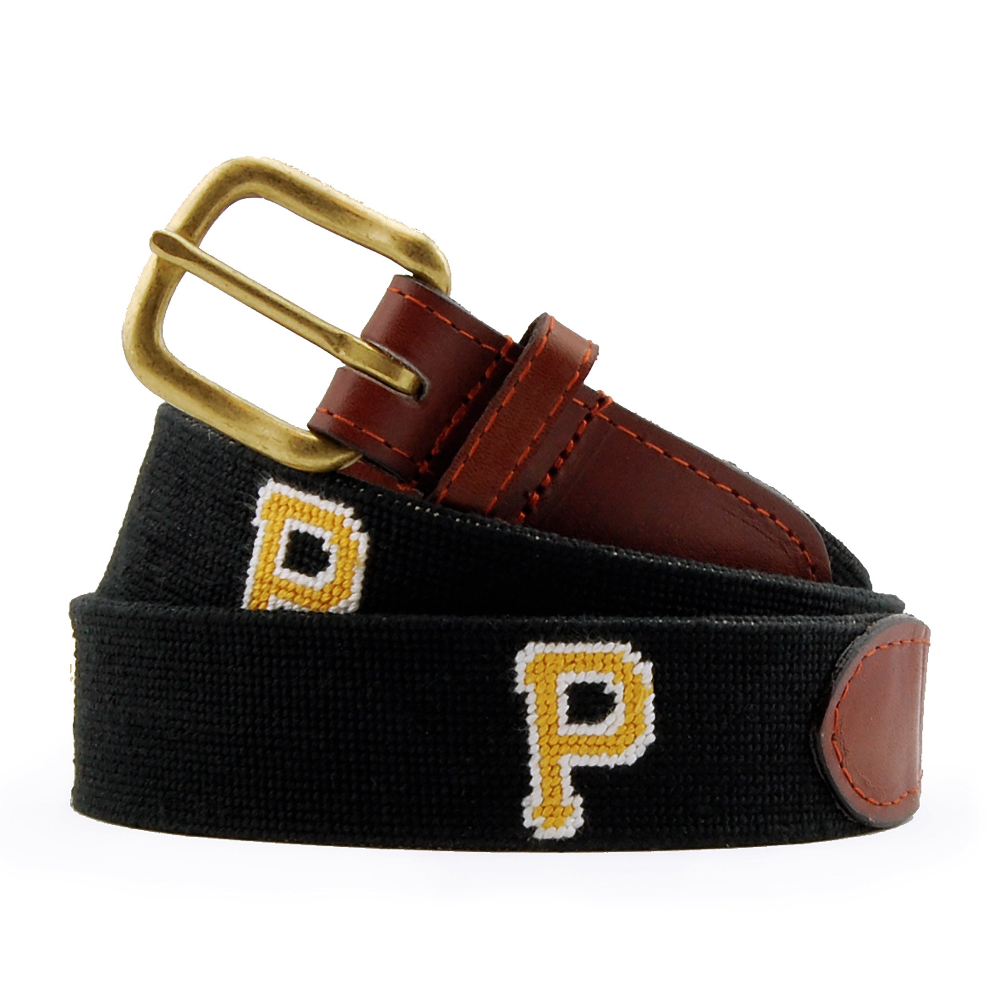 Smathers and Branson Pittsburgh Pirates Needlepoint Belt 