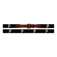 Smathers and Branson Pittsburgh Pirates Needlepoint Belt Laid Out 
