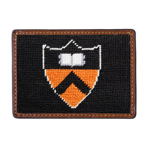 Smathers and Branson Princeton Needlepoint Credit Card Wallet Front side