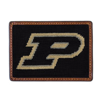 Smathers and Branson Purdue Needlepoint Credit Card Wallet 