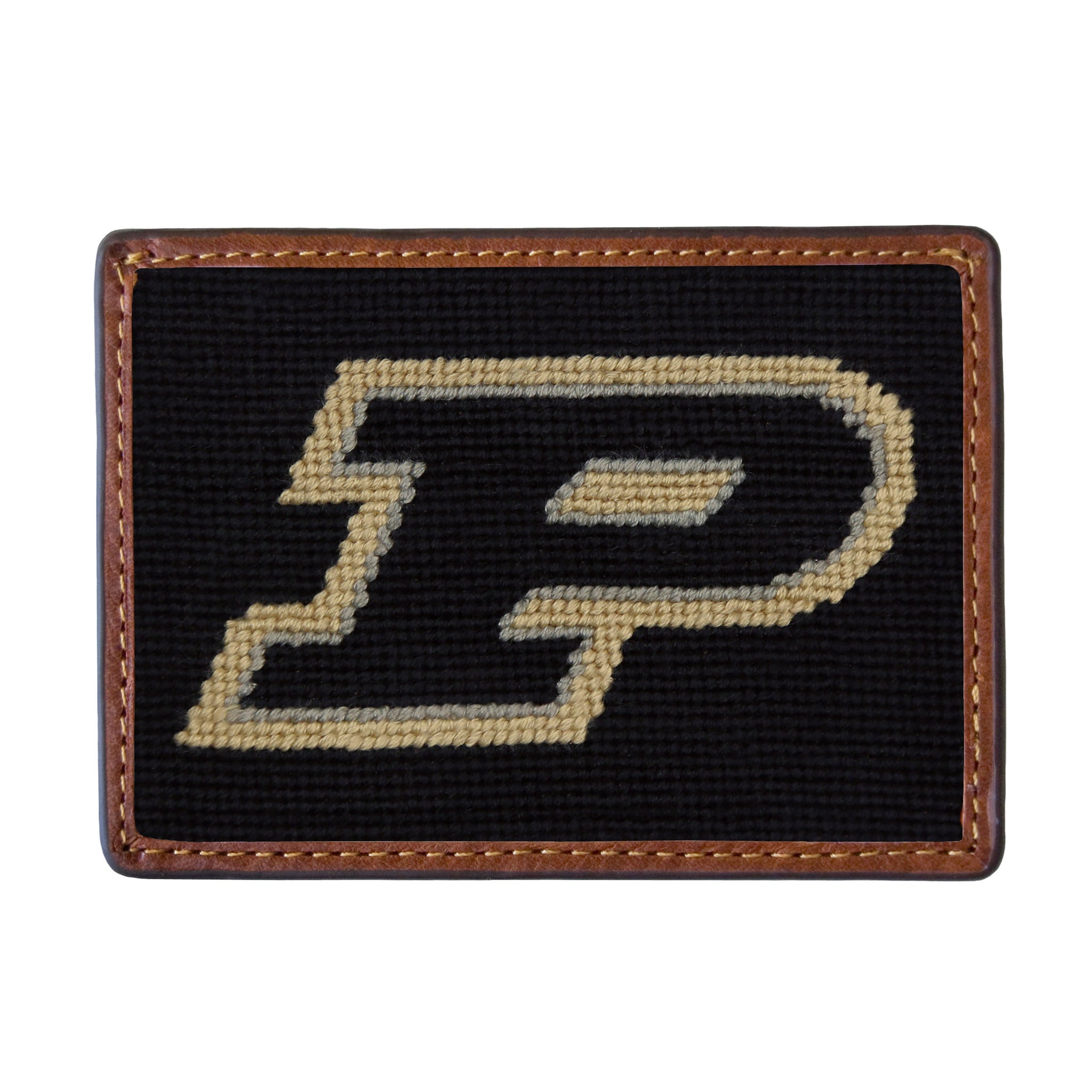 Smathers and Branson Purdue Needlepoint Credit Card Wallet 