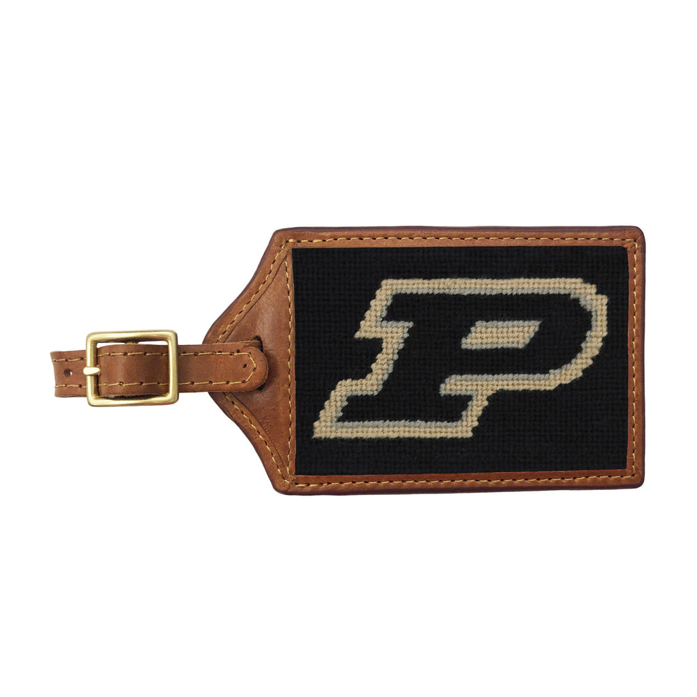 Smathers and Branson Purdue Needlepoint Luggage Tag 