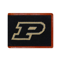 Smathers and Branson Purdue Needlepoint Bi-Fold Wallet  