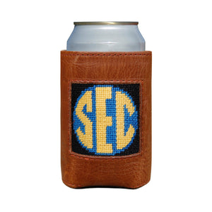 Smathers and Branson SEC Needlepoint Can Cooler On a Can 
