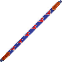 Smathers and Branson SMU Royal Needlepoint Sunglass Strap Laid out 