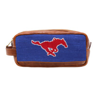 Smathers and Branson SMU Royal Needlepoint Toiletry Bag 