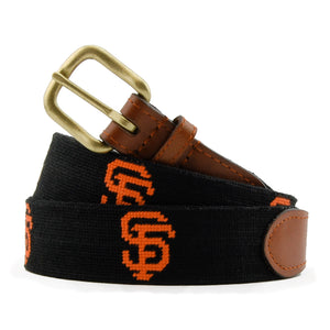 Smathers and Branson San Francisco Giants Needlepoint Belt 