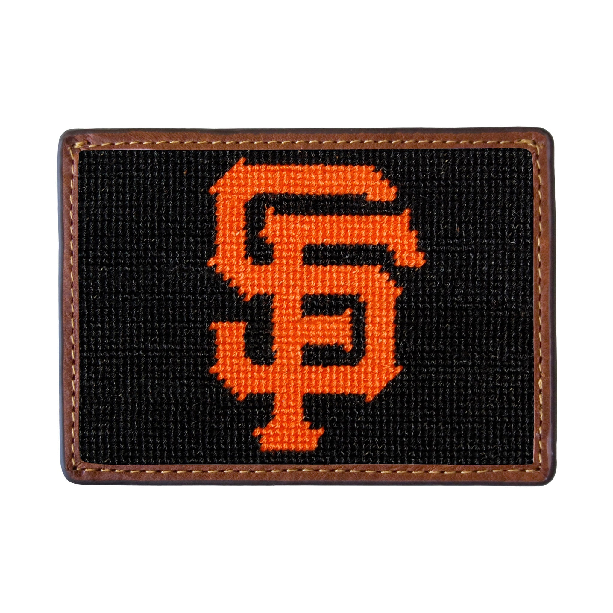 Smathers and Branson San Francisco Giants Needlepoint Credit Card Wallet Front side