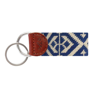 Smathers and Branson Scarsdale Needlepoint Key Fob  