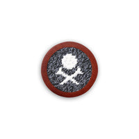 Smathers and Branson Scratch Golf Heathered Black Needlepoint Golf Ball Marker 
