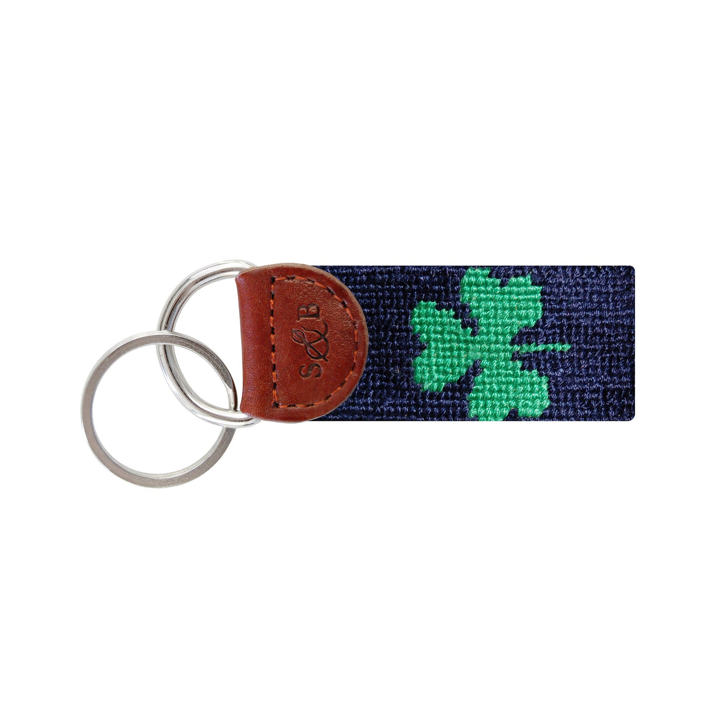 Smathers and Branson Shamrock Key Fob Dark Navy