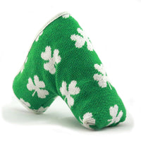 Smathers and Branson Shamrock Kelly  Needlepoint Putter Headcover Side view  