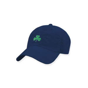 Smathers and Branson Shamrock Needlepoint Performance Hat Navy  