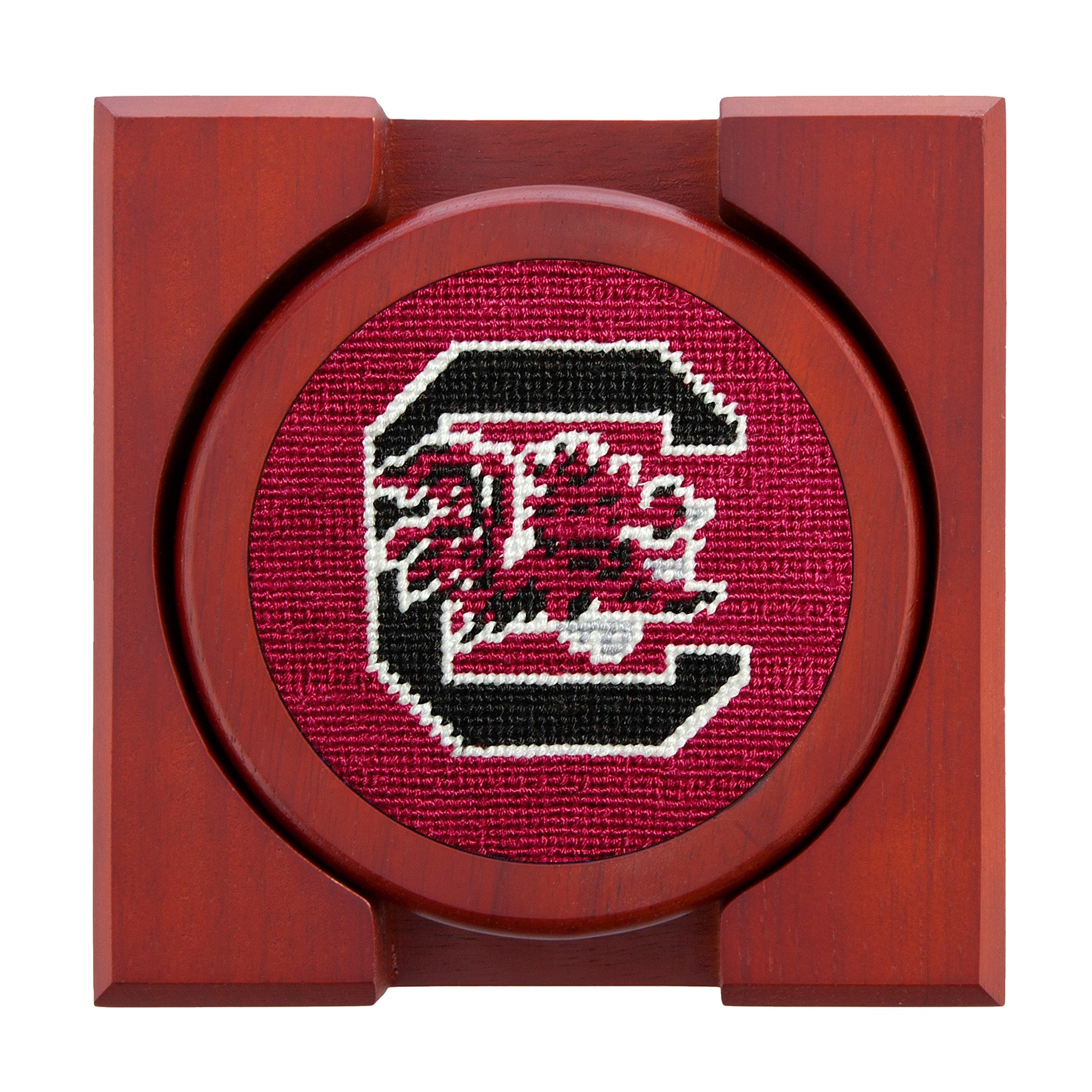 South Carolina Wine Bottle Coaster (Garnet)