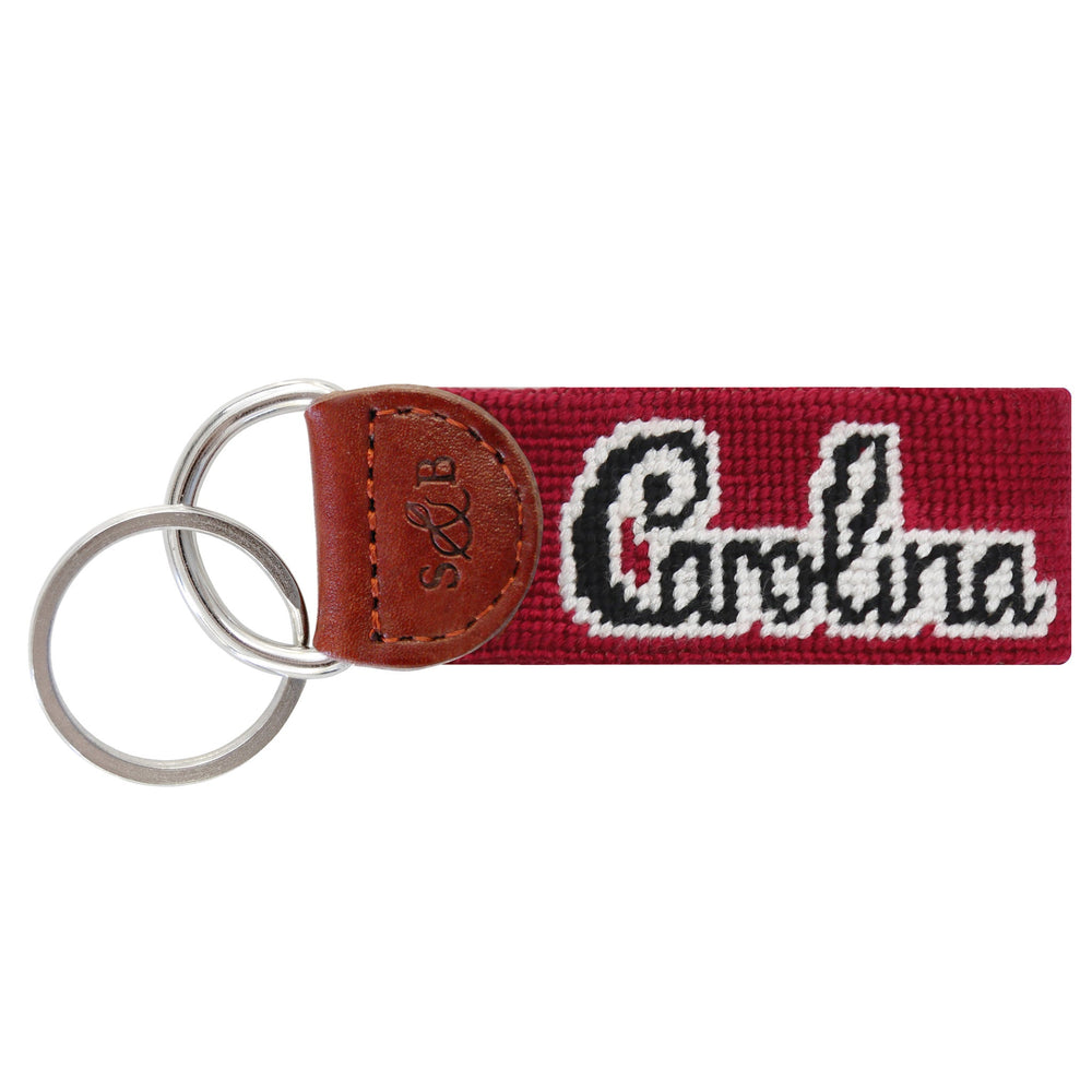 Smathers and Branson South Carolina Script Needlepoint Key Fob 