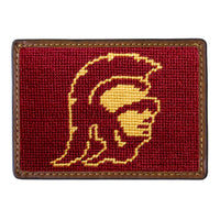Smathers and Branson Southern California Needlepoint Credit Card Wallet Front side