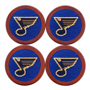 Smathers and Branson St Louis Blues Needlepoint Coasters   