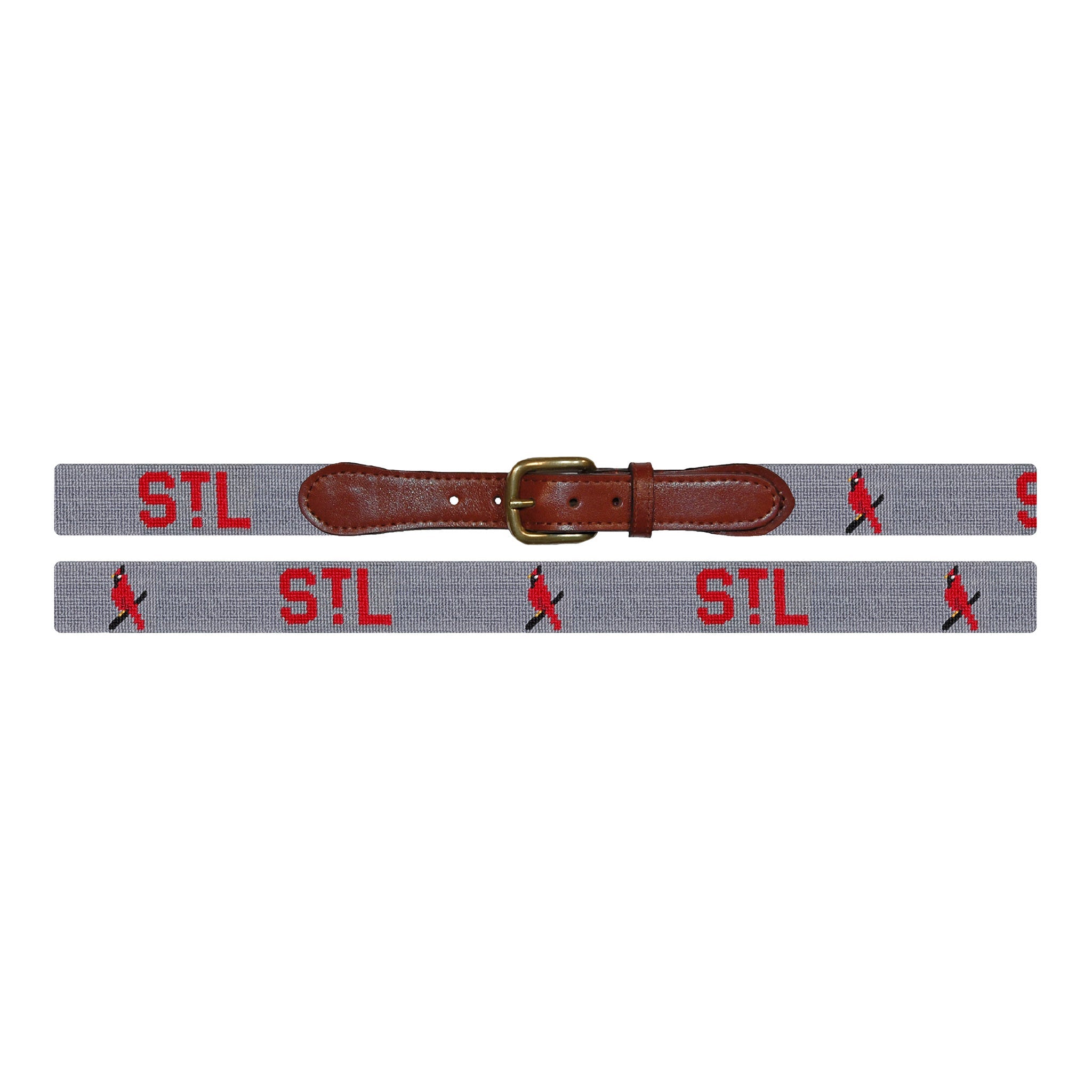 St. Louis Cardinals Cooperstown Belt (Grey) – Smathers & Branson