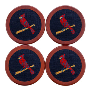 Smathers and Branson St Louis Cardinals Needlepoint Coasters   