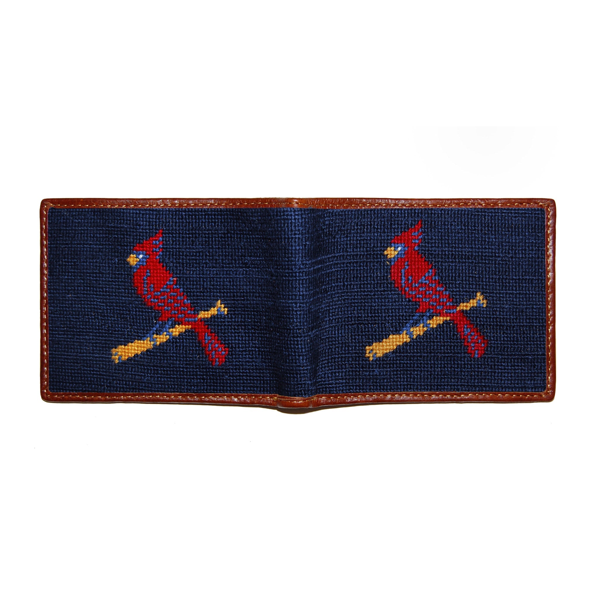 Smathers and Branson St.Louis Cardinals Needlepoint Bi-Fold Wallet 