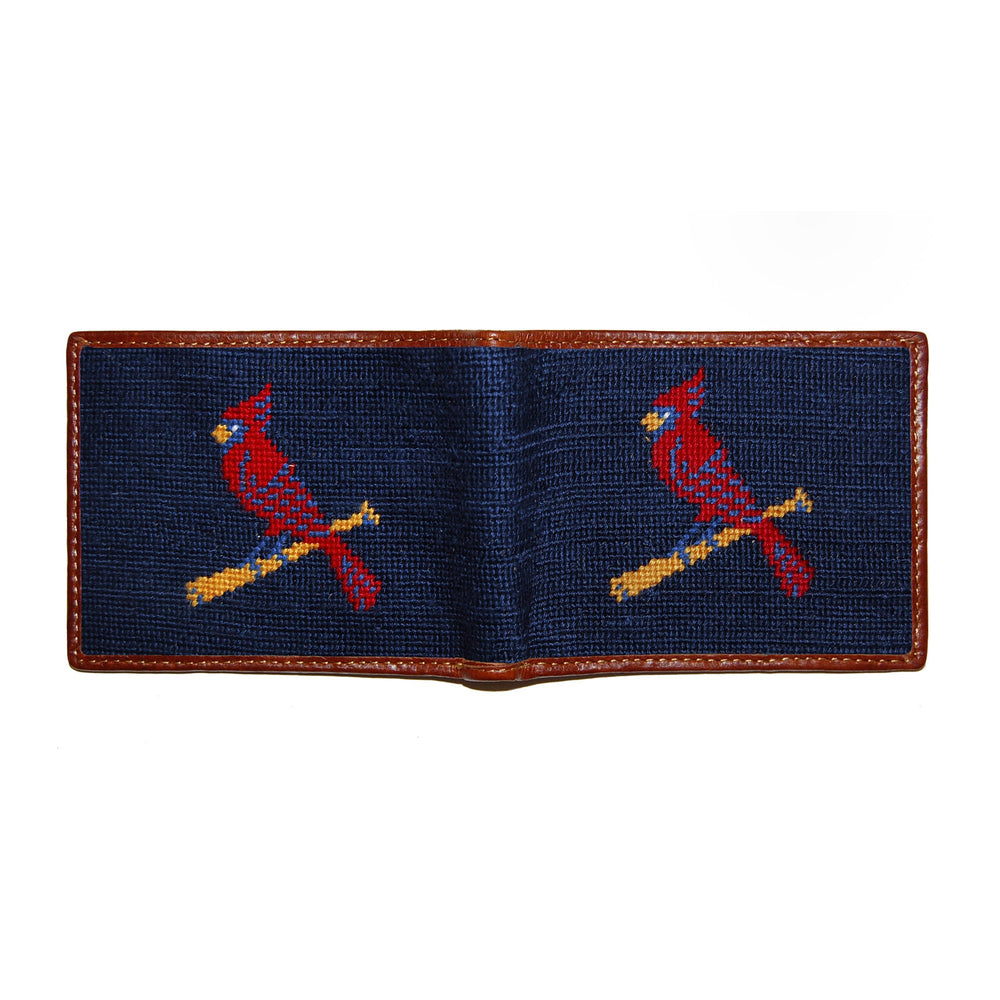 Smathers and Branson St.Louis Cardinals Needlepoint Bi-Fold Wallet 